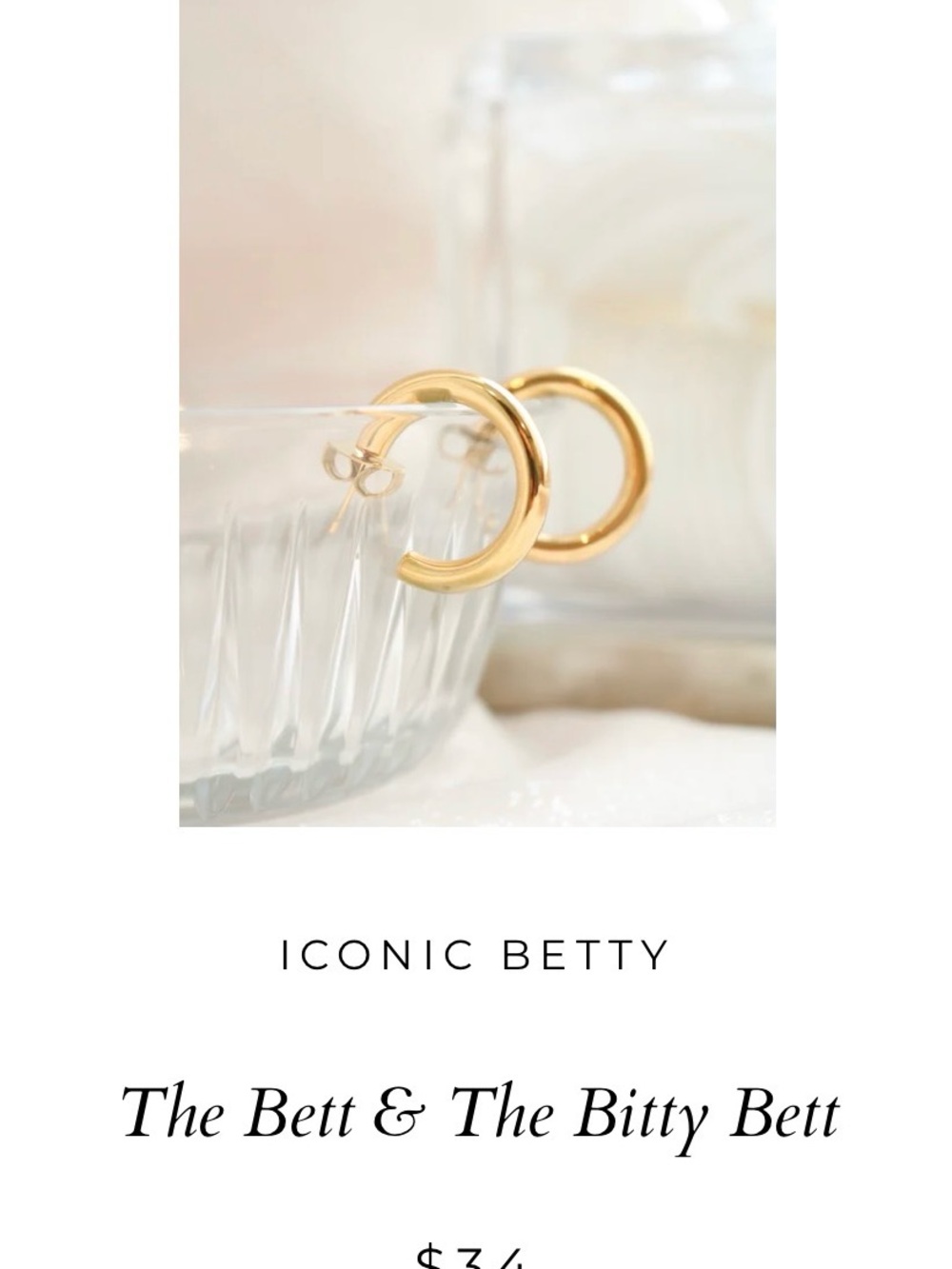 Classic Gold Hoop Earrings
